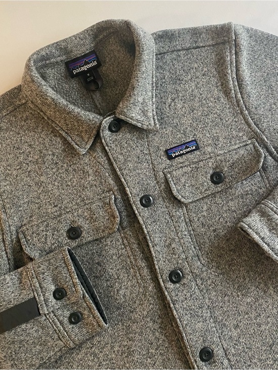 Patagonia Other - Patagonia Better Sweater Shirt Jacket Men Medium Heather Gray Button Up